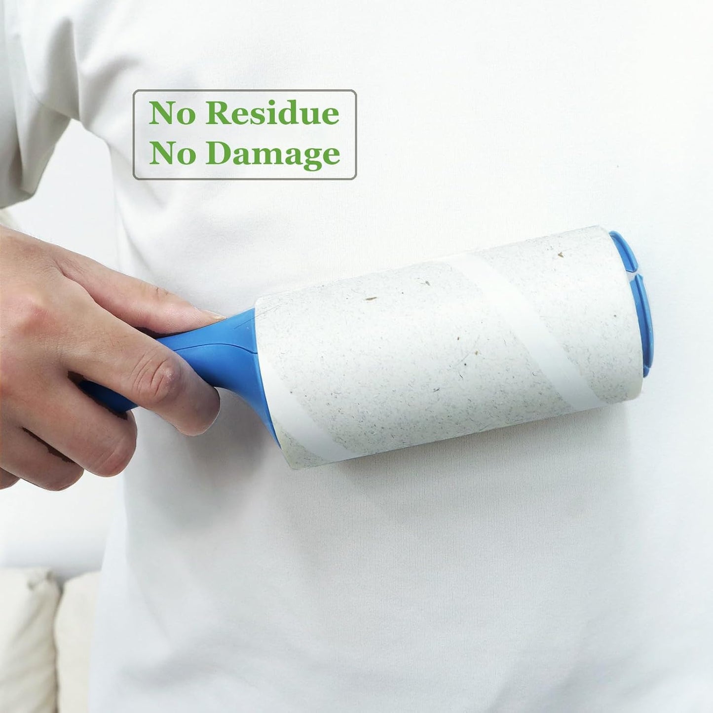 10 inch Mega All-Purpose Pet Hair Lint Roller Refills Compatible with Evercare Mega Roller 10'' Wide Ultra Sticky 60 Sheets Each Refill (Pack of 6, 360 Sheets Total)