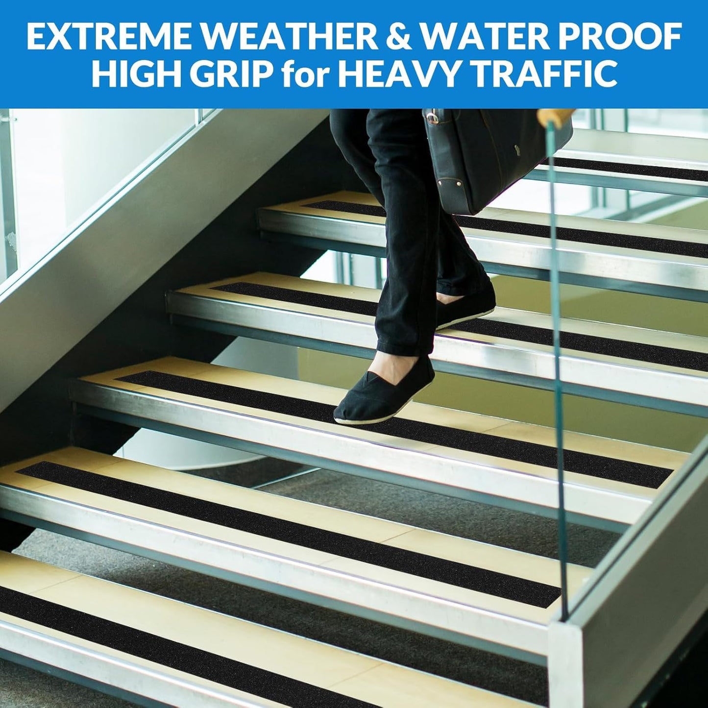 LifeGrip Anti Slip Transparent Anti Slip Tape, 4 inch by 30 feet, Non-Slip Traction Grip Tape to Tubs, Boats, Stairs, Clear, Soft, Comfortable for Bare feet (4" X 30')