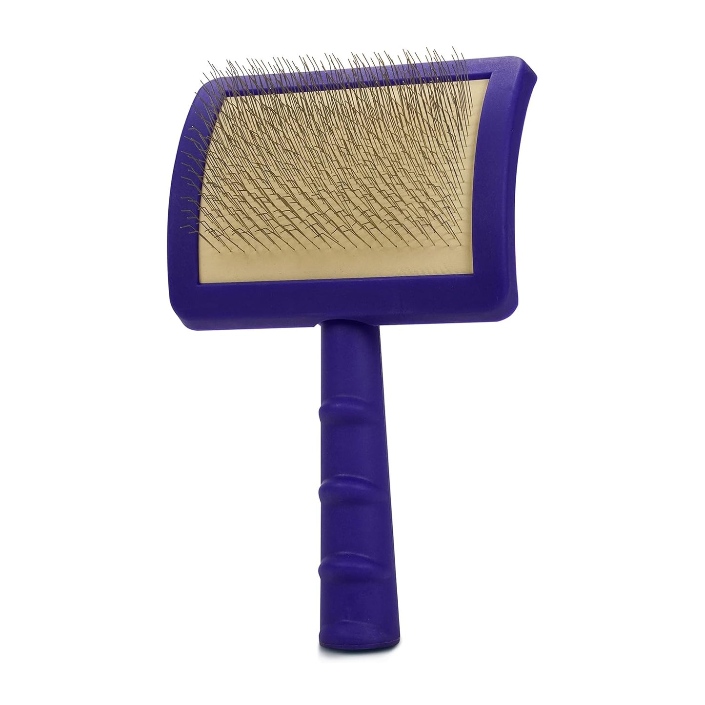 Jelly Pet Universal Slicker Brush for Dogs, Dog Grooming Brush, Remove Tangles and Dead Undercoat, Tuffer Than Tangles, Maltese Shi-Tzu Poodle Bichon, Firm Pins, Teal, Small