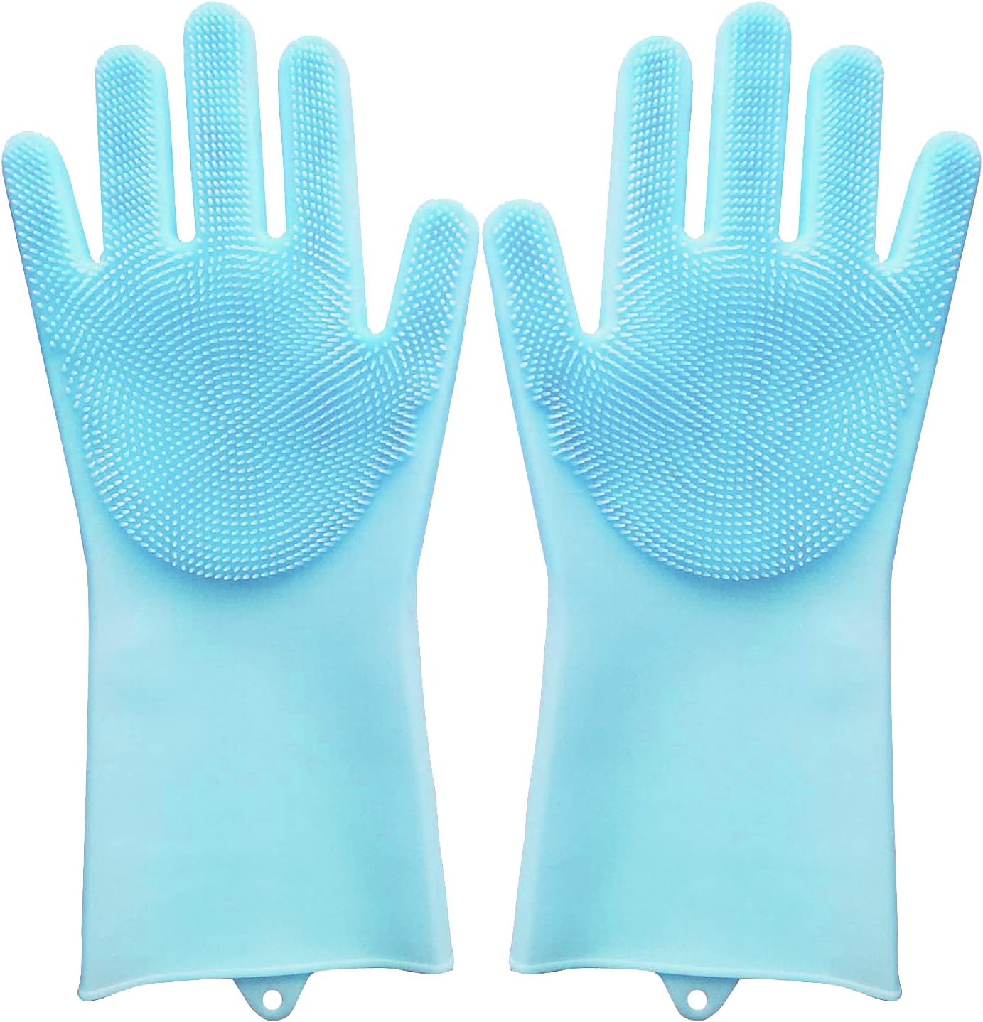 Pet Republique Silicone Bathing Gloves for Dogs, Cats, & Most Animals – Long Sleeve Grooming Glove with Foam Scrubbing Bristles