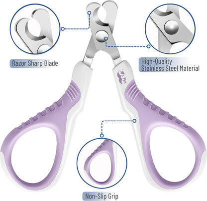 Mr. Pen- Cat Nail Clipper, Stainless Steel, Professional Sharp Cat Claw Trimmer for Small and Medium Cats, Pet Nail Clipper with Sturdy Non Slip Handle