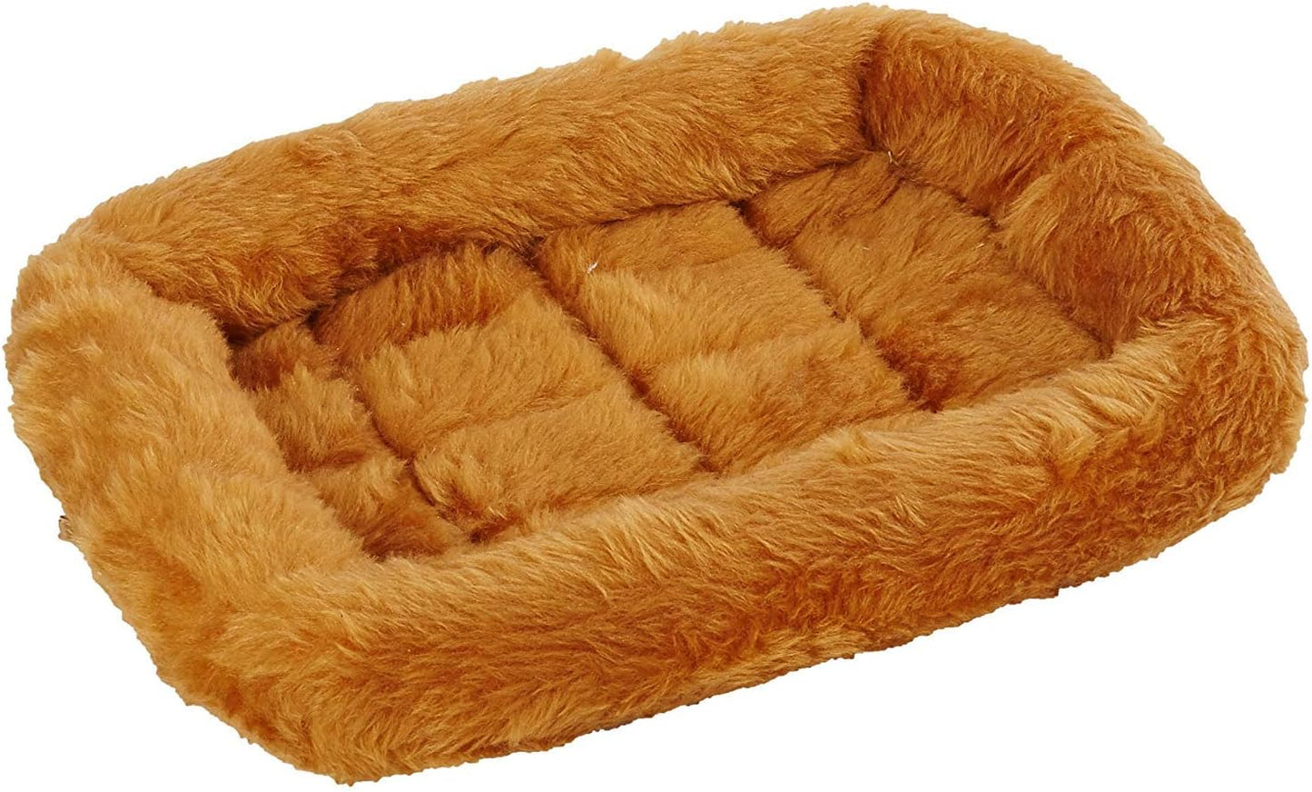 MidWest Homes for Pets QuietTime Dog Bed - White Fleece Bolster, Ultra-Soft and Machine Washable, Fits 24-Inch Crates and Carriers, for Small Breed Dogs
