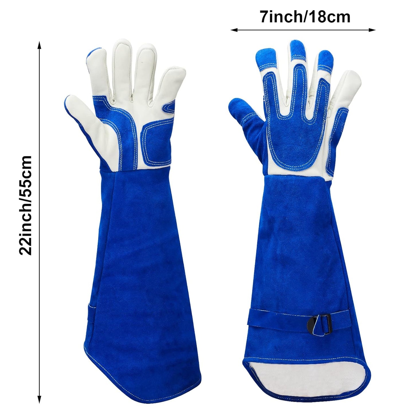 AOWPFVV Animal Handling Gloves Bite Proof Multipurpose Pet Glove for Trips to Vet Grooming Puncture Proof Training Anti-Bite Scratch for Cat Dog Snake Falcon Grabbing Reptile