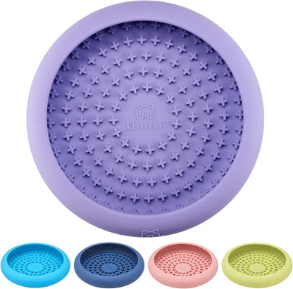 Dog Lick Bowl, Bestalk Anxiety Relief Slow Feeder Dog Lick Mat Treat Dispenser, Non-Slip Licking Bowl Enrichment Toys, BPA Free Silicone, Dishwasher Safe