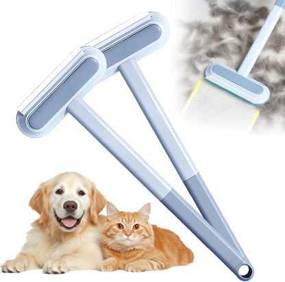 Pets Hair Remover, 2025 Upgrade 4 in 1 Pet Hair Removal Tool, Long Handle Dog Hair Remover Brush, Multifunctional Hair Remover Brush for Carpets, Clothes, Bedding (1)