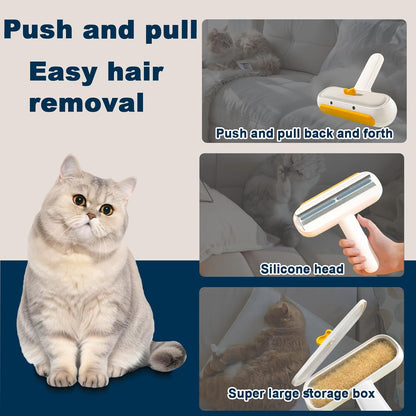 Pet in Addition to Dog Hair cat Hair Cleaner Staining Hair Removal Scraping Brush Cat and Dog Hair Sucking and Sticky Hair Remover Clothes Bed Sofa Cleaning Supplies - Little Yellow Duck Style