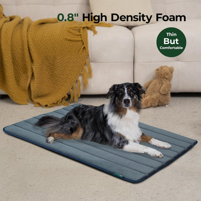 BALANCE Dog Crate Pad, Dog Foam Crate Mat Kennel Pad, Washable Water-Resistant Pet Bed Flat Dogs Cage Mat for Small Dogs