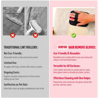 Pet Hair Remover Pad – Reusable Electrostatic Hair Removal Tool for Dogs & Cats, Effective Fur Remover for Furniture, Couch, Carpet, Clothes & Car
