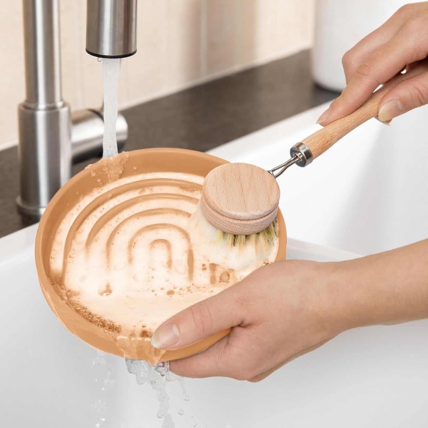 Should We Go? Slow Feeder for Dogs & Puppies, The Slowdown Bowl Silicone Slow Eating, Modern Lick Mat Design, Reduces Gulping, Fits 2 Cups, 7.5” Across x 1.5” Tall, Mealtime Challenge, Medium-Blush
