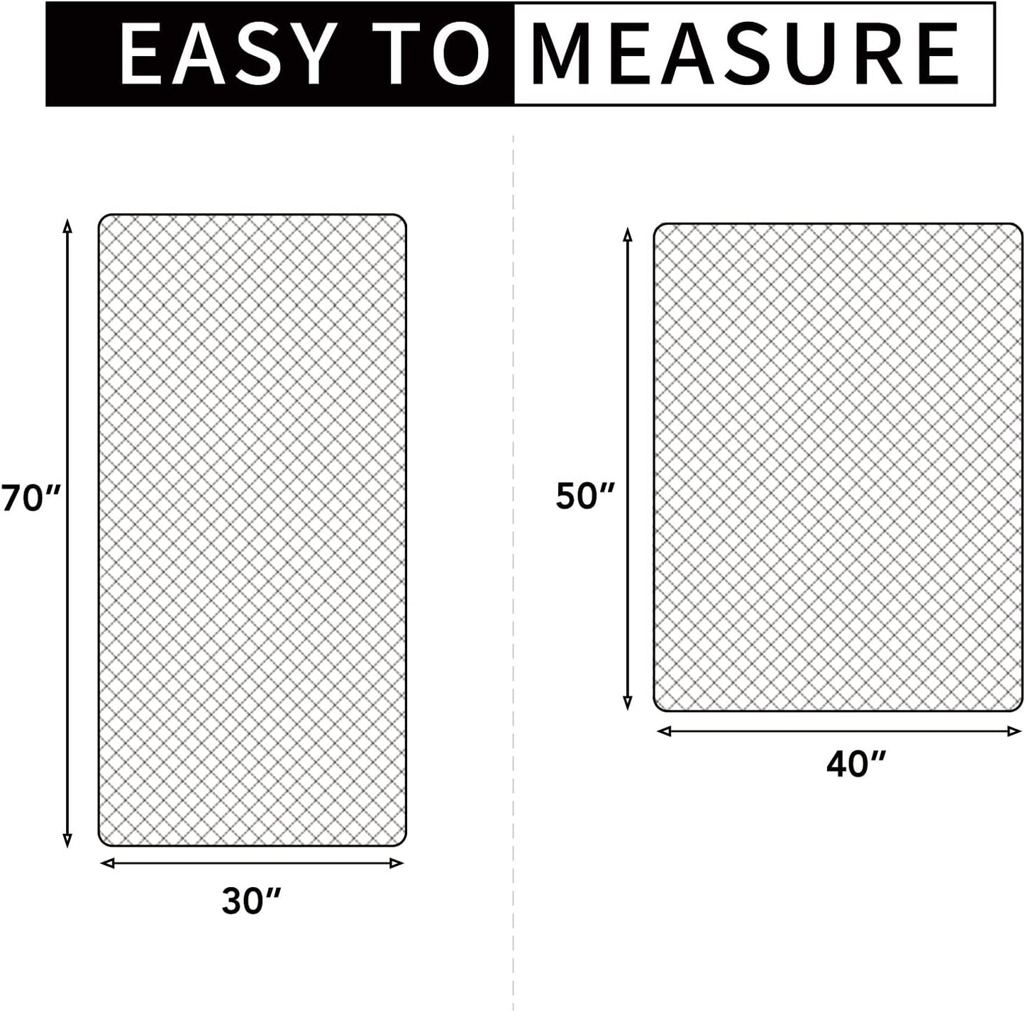 Easy-Going 100% Waterproof Dog Bed Cover, Non-Slip Pet Blanket for Furniture, Washable Couch Cover, Repleasement Sofa Cover (68x82 in,Gray)