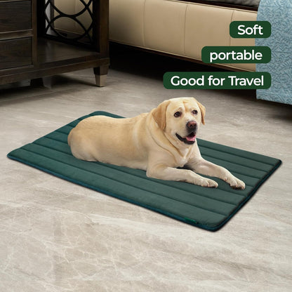 BALANCE Dog Crate Pad, Dog Foam Crate Mat Kennel Pad, Washable Water-Resistant Pet Bed Flat Dogs Cage Mat for Small Dogs