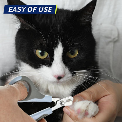 WePet Pet Nail Clippers U07.2, Professional Claw Trimmer, Scissor for Cats, Puppies, Kittens, Hamsters, Rabbits and Small Animals, Sharp, Safe, Small, Green/Grey