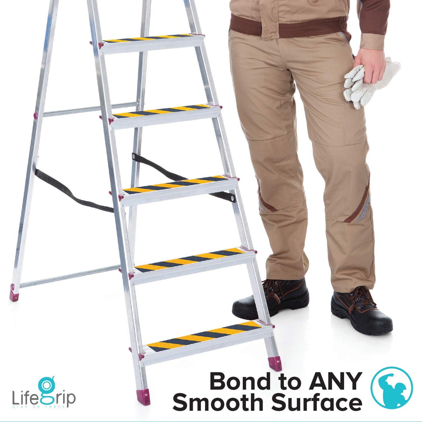 LifeGrip Anti Slip Transparent Anti Slip Tape, 4 inch by 30 feet, Non-Slip Traction Grip Tape to Tubs, Boats, Stairs, Clear, Soft, Comfortable for Bare feet (4" X 30')