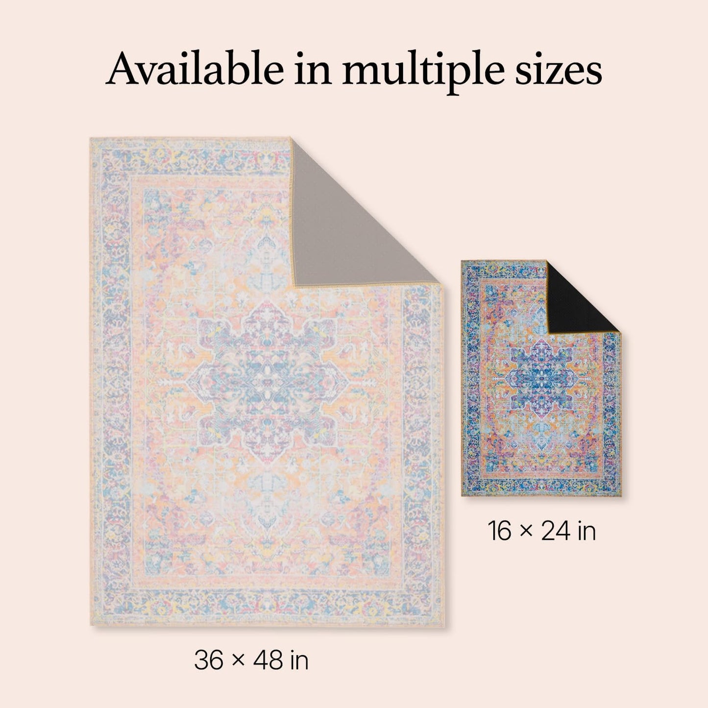 Lovewag Pets Washable Dog Pee Pads, 36" x 48", Waterproof, Non-Slip, Super Absorbent, Reusable Machine-Washable, 2-Pack (Marmalade Sunshine)
