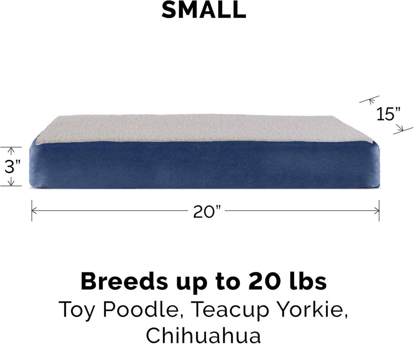 Furhaven Replacement Dog Bed Cover Ultra Plush Faux Fur & Suede Mattress, Machine Washable - Gray, Large