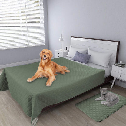 Easy-Going 100% Waterproof Dog Bed Cover, Non-Slip Pet Blanket for Furniture, Washable Couch Cover, Repleasement Sofa Cover (68x82 in,Gray)