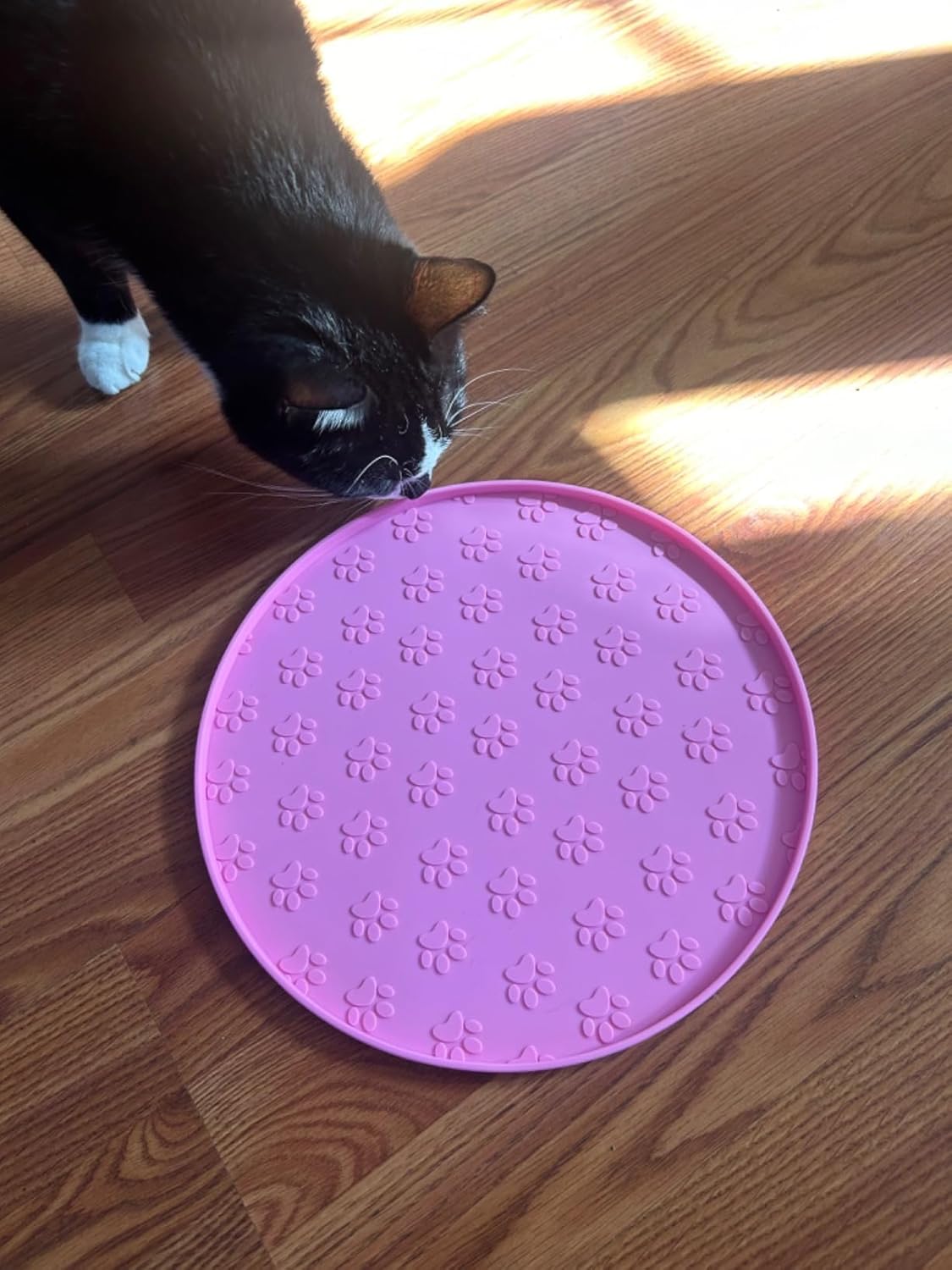 Pet Feeding Mat, Waterproof, Raised Edges to Prevent Spills, Easy Clean in Dishwasher, Dogs and Cats Placemat Tray to Stop Food and Water Bowl Messes on Floor(1Pack Beige)