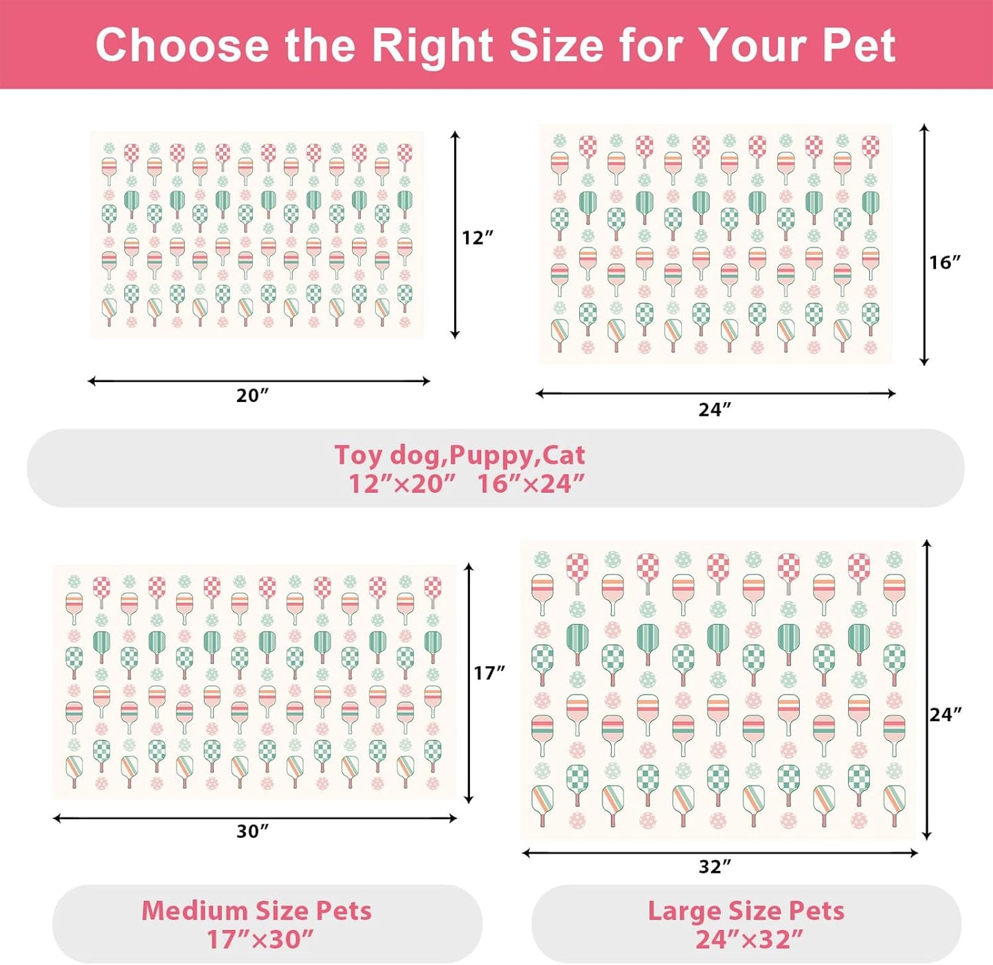 Dog Food Mats for Floors Waterproof Mat for Cat Food and Water Bowls - Absorbent Quick Dry Non Slip Mat for Pet Feeding