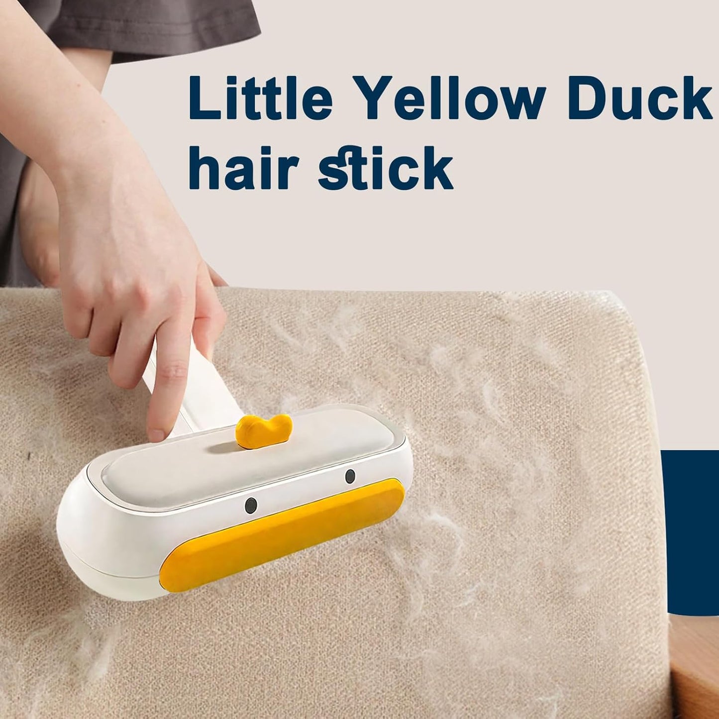 Pet in Addition to Dog Hair cat Hair Cleaner Staining Hair Removal Scraping Brush Cat and Dog Hair Sucking and Sticky Hair Remover Clothes Bed Sofa Cleaning Supplies - Little Yellow Duck Style
