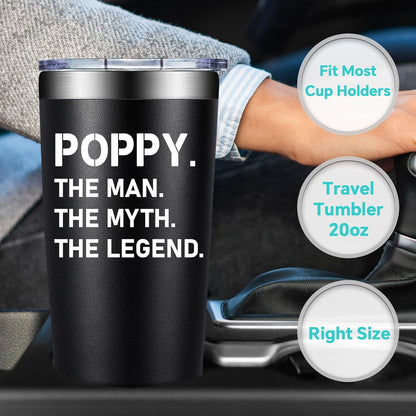 BIRGILT Pawpaw Gifts from Grandkids - Pawpaw Fathers Day Gift - Best Paw Paw Gifts for Grandpa, Grandfather - 20oz Tumbler Cup