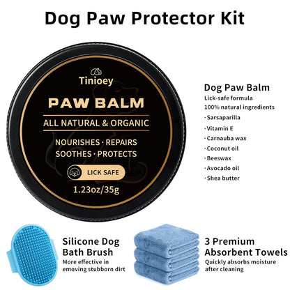 Dog Paw Cleaner for Small Dogs, Dog Paw Washer, Muddy Paw Cleaner, Pet Foot Cleaner, Dog Paw Protector Kit