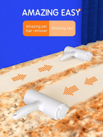 Pet Hair Remover - Reusable Cat and Dog Hair Remover for Couch, Clothes, Car Seat, Carpet, Bedding, Daily Use Self-Cleaning Pet Fur Remover, Portable Fur Removal Tool for Travel and Formal