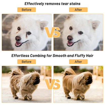 7 Pack Flea Comb Set for Cats and Dogs, Stainless Steel & Plastic Pet Grooming Combs with Dog Eye Comb & Tear Stain Comb, Flea Comb for Small Dogs, Puppy Comb, Tick Comb, Cat Flea Comb Grooming Kit