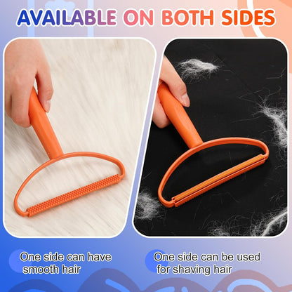 Honeydak 3 Pieces Hair Remover Tool Dog Hair Remover Pro Silicone Cleaner Brush Roller Fuzz Hairball Brush for Carpet Rake, Car Mat, Couch, Pet Bed, Clothes