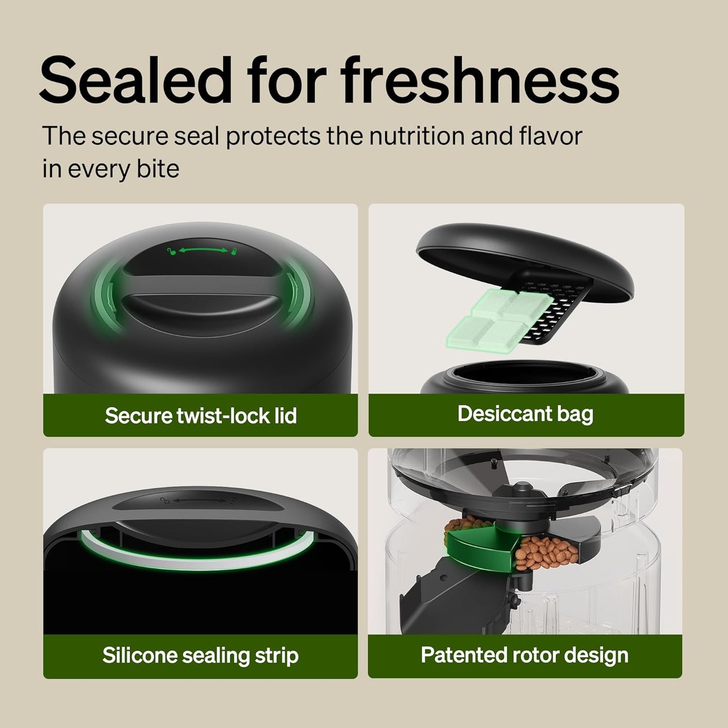 PETLIBRO Automatic Dog Feeder with Camera, Auto Cat Food Dispenser Slow Feeders Dogs Bowl, 1080P HD Video with Night Vision, 5G WiFi with 2-Way Audio, Stainless Steel Slow Food Tray for Small Dogs