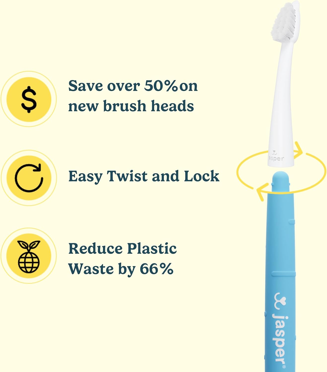 Jasper Microbrush Vet Approved Cat Toothbrush, Soft-Bristled Toothbrush Kit for Felines & Small Dogs, Non-Slip Handle with 2 Replaceable Tooth Brush Heads, Use with Cat Toothpaste, 2-Pack, Rose Pink