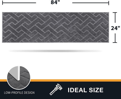 PURRUGS Dirt Trapping Door Mat 20" x 31.5", Non-Slip Machine Washable Entry Rug, Dog Doormat, Indoor Front Door Mat, Super Absorbent Entryway Rug for Muddy Shoes & Paws, Taupe