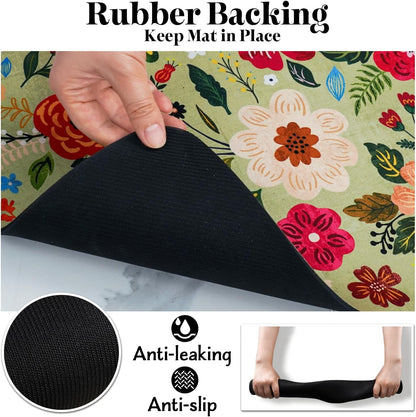 Dog Food Mats for Floors, Absorbent Dog Bowl Mat for Food and Water Dispenser, Quick Dry Cat Food Mat Pet Supplies
