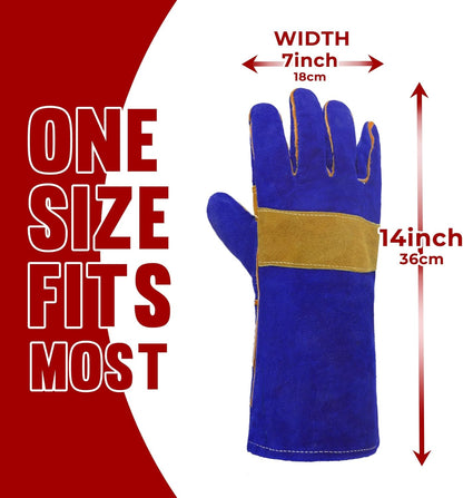 HANDLANDY Animal Handling Gloves, Bite-Proof, Scratch-Resistant, Pet Gloves for Dogs, Cats, Falconry, Gardening