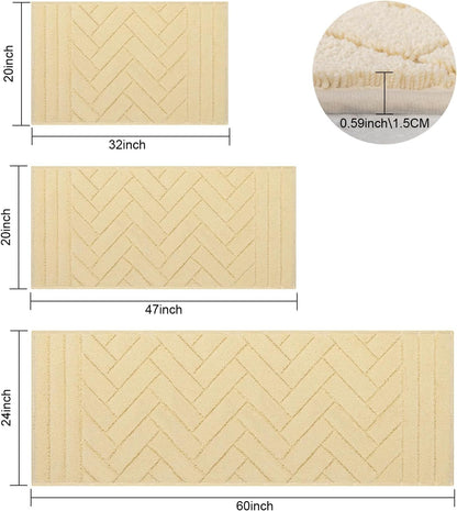Tindbea Dog Mat for Mud Paws,Absorbs Moisture Dirt Non-Slip Washable Mud Mat for Dogs,Soft Rubber Backing Front Inside Pet Rug for Entryway, Dog Paws, Patio(20"x48",Charcoal)