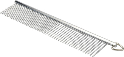 Coastal Pet Safari Dog Grooming Comb for Medium and Coarse Coats - Extra-Long Rotating Teeth - Undercoat Rake for Coarse Coats - 7 1/4"