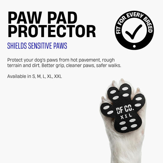 Dog Friendly Co. Dog Paw Pad Protector | Protects from Hot Surfaces, Provides Extra Grip, Keeps Paws Clean, Prevents Paw Allergies (XL, 20, Count)
