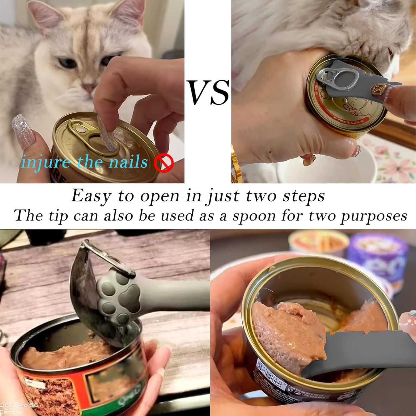 Food Can Lids, 4 Pcs Silicone Pet Food Can Covers for Dog & Cat Food, One Tin Cap Fit Most Standard Size Dog Cat Food Canned（Multicolor）…