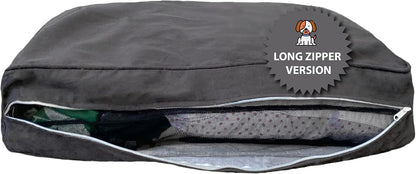 Molly Mutt Medium to Large Dog Bed Cover- Forever Young Print - Measures 27”X36”X5’’ - 100% Cotton - Durable - Breathable - Sustainable - Machine Washable Dog Bed Cover (Dd82b)