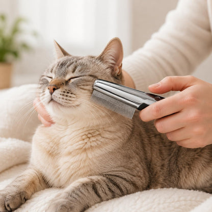 Resco Pet Products Rotating Tooth Comb - Professional Detangling & Dematting Grooming Comb for Dogs and Cats, Prevents Hair Pulling
