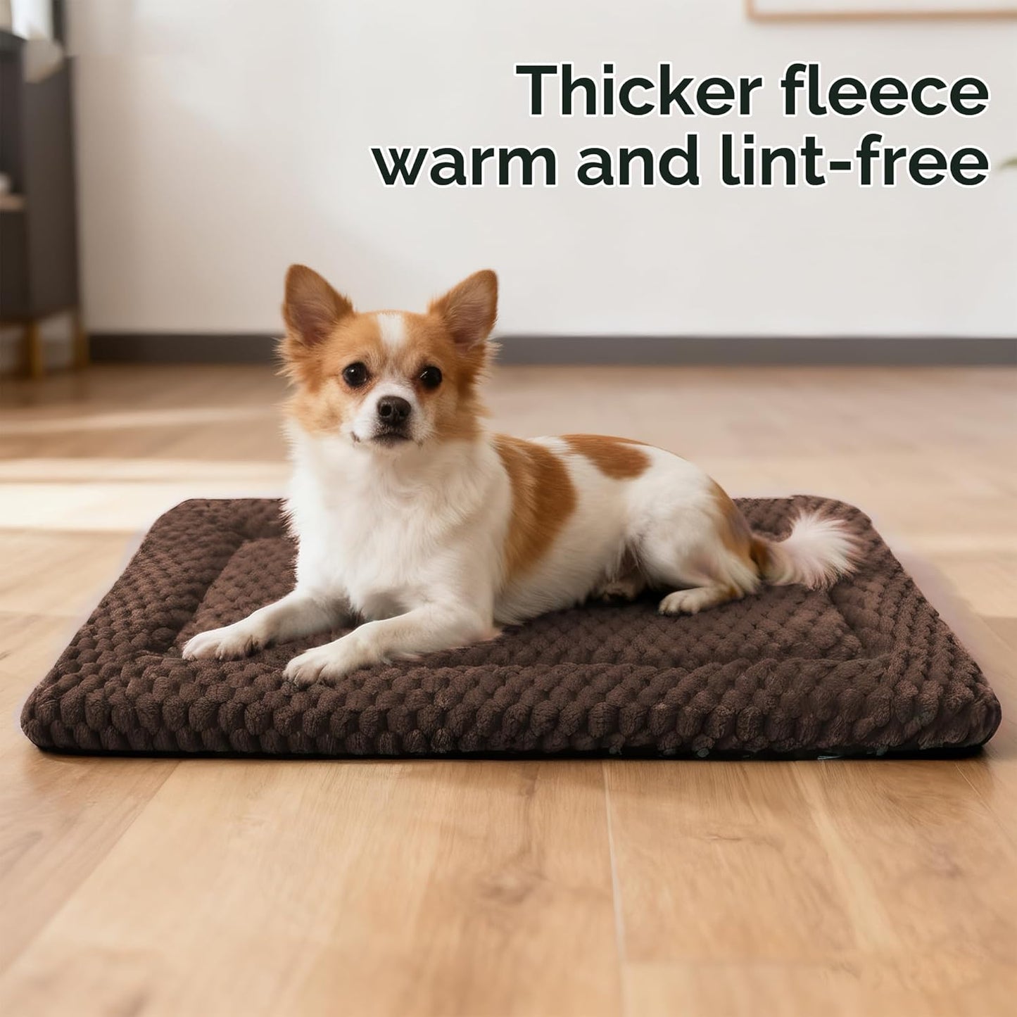 Dog Bed Mat – Soft & Comfortable Dog Kennel Pad for Crate – Durable Crate Bed & Mat for Dogs & Cats – Ideal for Crate, Kennel, and Home Use