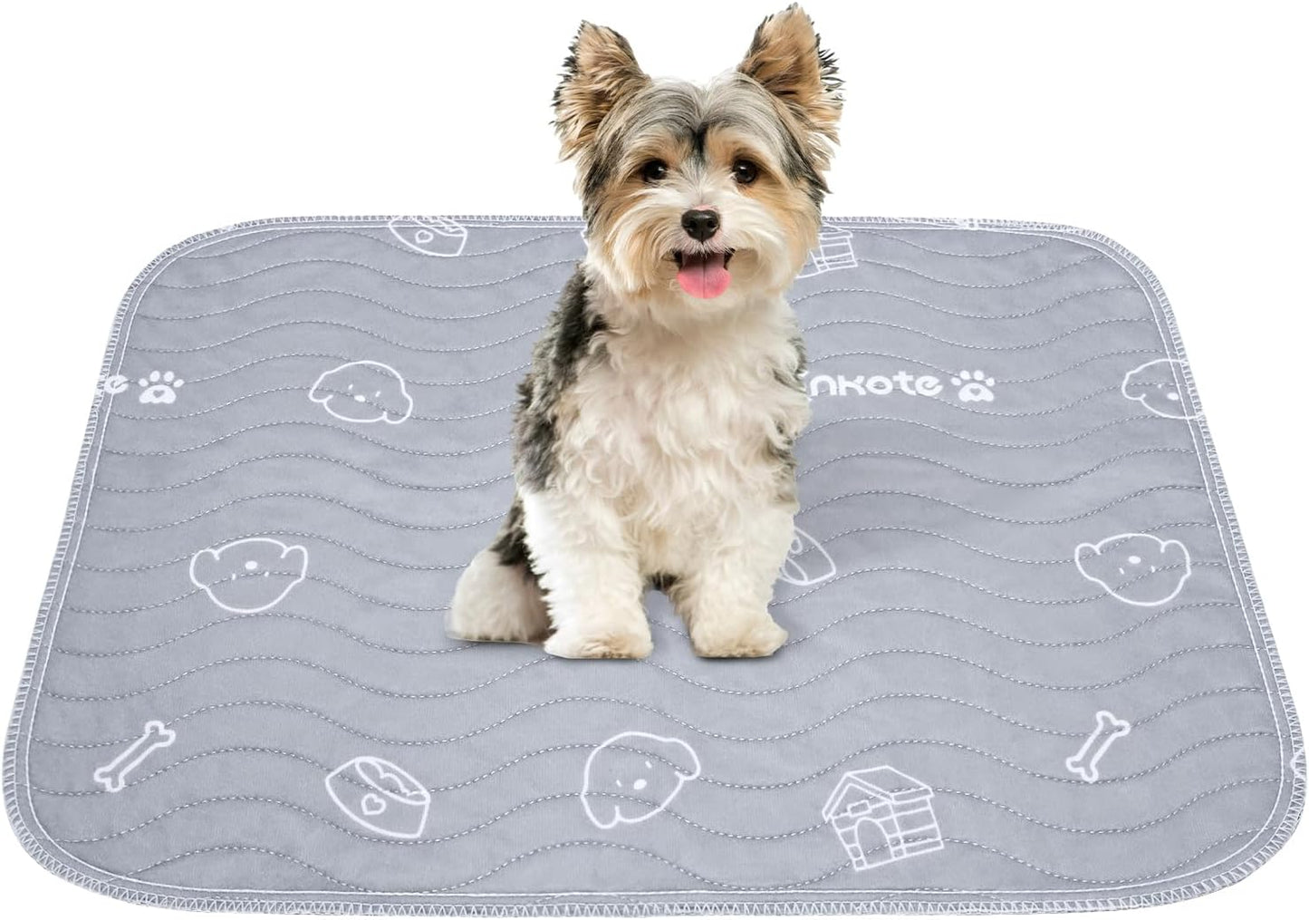 Conkote Reusable Pee Pads for Dogs Extra Large 60" x 48" Puppy Playpen Mat, Washable Pee Pads Heavy Absorbency Waterproof Dog Training Pads Non-Slip for Housebreaking, Whelping, Potty, Crate