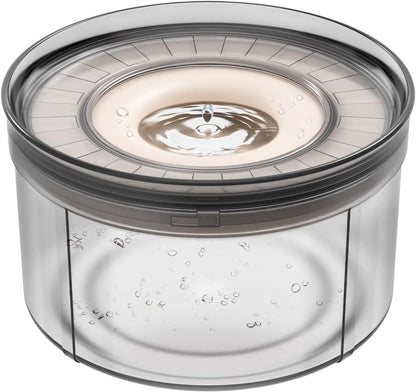 Techphardo 1Gallon No Spill Dog Water Bowl-3.8L Large Capacity, BPA-Free, Anti-Splash & Anti-Digging Design with Non-Slip Base for Messy Drinkers