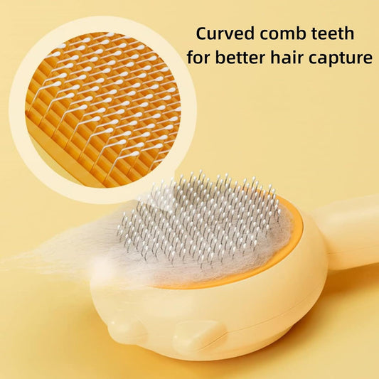 Cat Brush - Pet Hair Cleaner Brush (Green+Yellow)