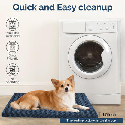 Dog Bed Mat – Soft & Comfortable Dog Kennel Pad for Crate – Durable Crate Bed & Mat for Dogs & Cats – Ideal for Crate, Kennel, and Home Use