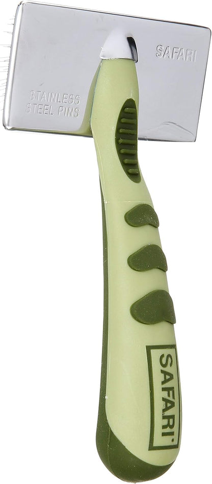 Coastal Pet Safari Dog Soft Slicker Brush - Dog Grooming Brush for Shedding - for Dogs with Short, Medium and Long Hair - Small - 6.5" x 2.5"