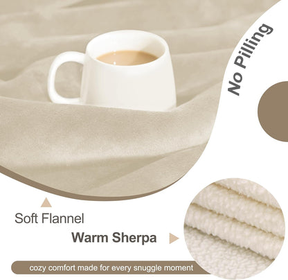 gogobunny Waterproof Blanket for Bed Couch Sofa, Liquid Pee and Fur Proof Pet Blanket for Dog Puppy Cat, Reversible Sherpa Fleece Throw Blanket Furniture Cover Protector (Grey, 50x60 inches)