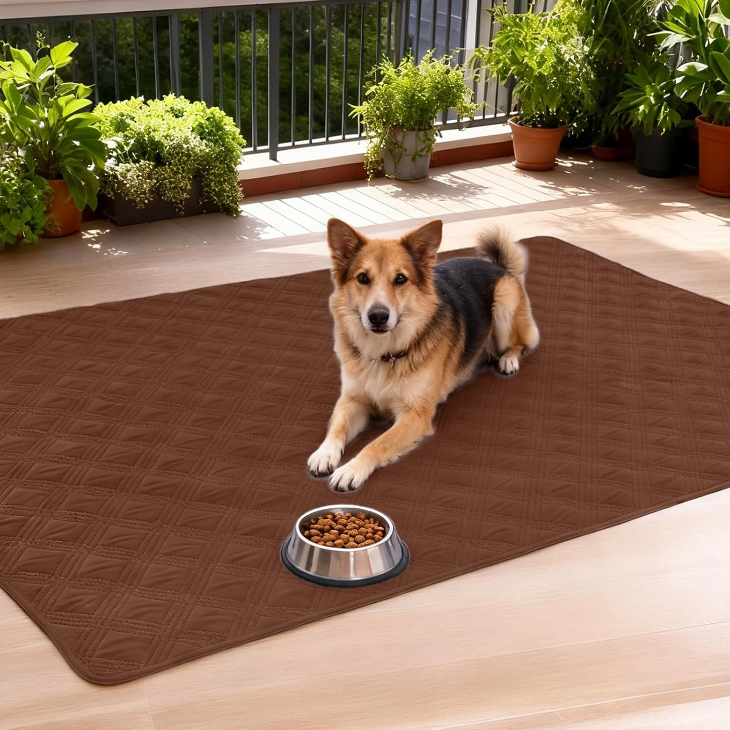 hyha Waterproof Dog Bed Blanket, Soft Pet Blankets, Waterproof Couch Cover for Dogs, Reversible Sofa Covers Washable for Furniture (30x70 Inch, Taupe/Beige)