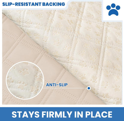 Waterproof Dog Blanket, Non-Slip Soft Pet Bed Cover, Couch Cover for Dogs Washable, Protects Sofa, Furniture, Crate, Car, Tear Resistant Leakproof Pet Blanket (30x70 Inch, Dark Grey)