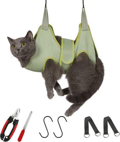 Guzekier Dog Grooming Hammock Harness for Dogs, Dog Nail Clipper