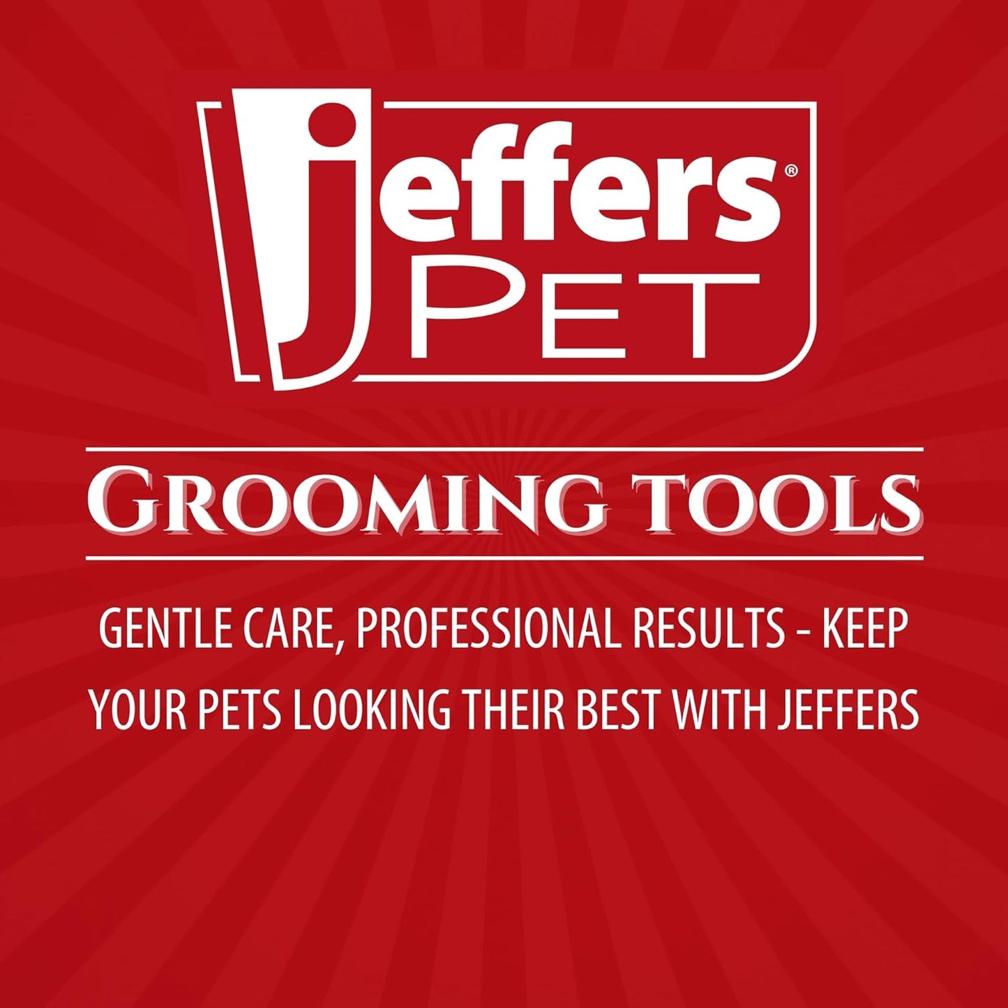 Jeffers Pet Dual Level Pin Universal Slicker Brush for Dogs, Cats & Small Pets - Curved Grooming Brush with Long & Short Pins for Shedding, Detangling, Finishing - Remove Mats & Dead Coat - Large